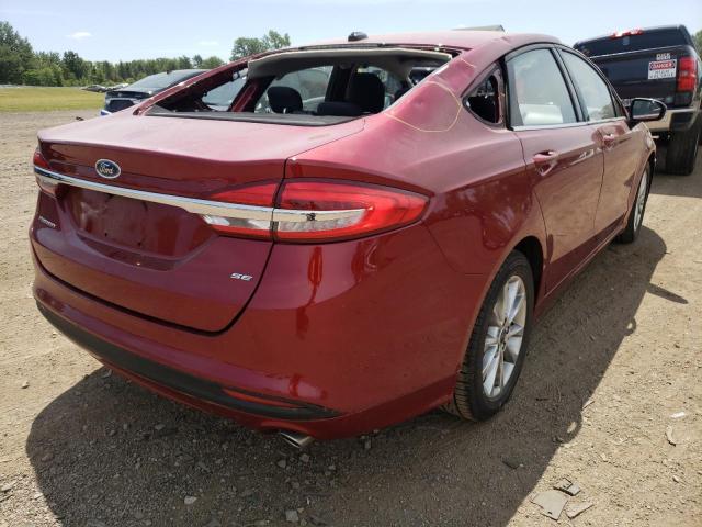 Photo 4 from auction – 2017 FORD FUSION SE with VIN 3FA6P0H73HR394795