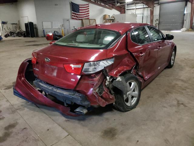 Photo 4 from auction – 2015 KIA OPTIMA LX with VIN 5XXGM4A74FG495400