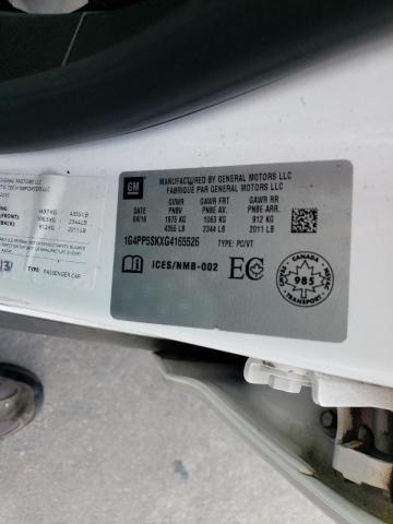 Photo 10 from auction – 2016 BUICK VERANO with VIN 1G4PP5SKXG4165526