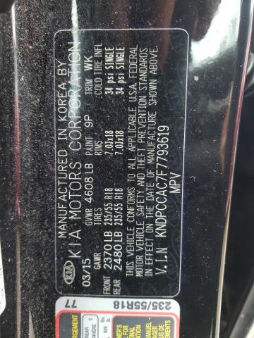 Photo 10 from auction – 2015 KIA SPORTAGE E with VIN KNDPCCAC7F7793619