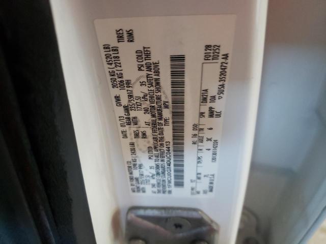 Photo 10 from auction – 2013 FORD ESCAPE SE with VIN 1FMCU0GX4DUC04413