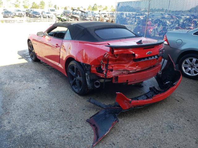 Photo 3 from auction – 2015 CHEVROLET CAMARO LT with VIN 2G1FF3D30F9161907