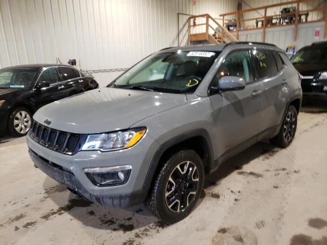 Photo 2 from auction – 2020 JEEP COMPASS SP with VIN 3C4NJDAB0LT100696