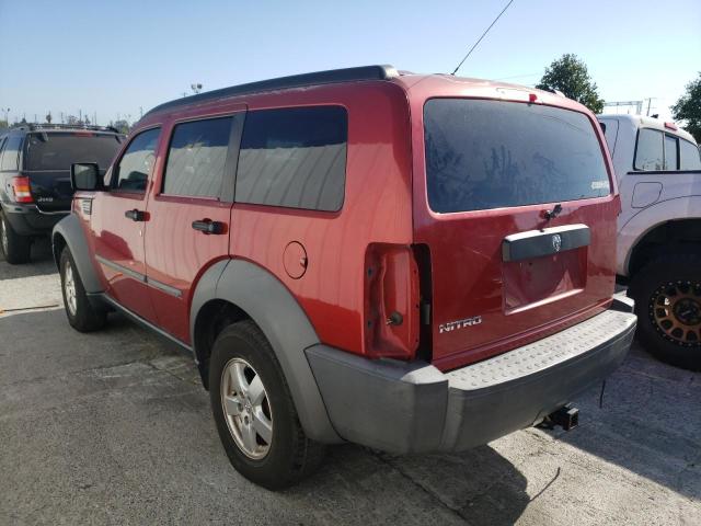 Photo 3 from auction – 2007 DODGE NITRO SXT with VIN 1D8GT28K57W684527