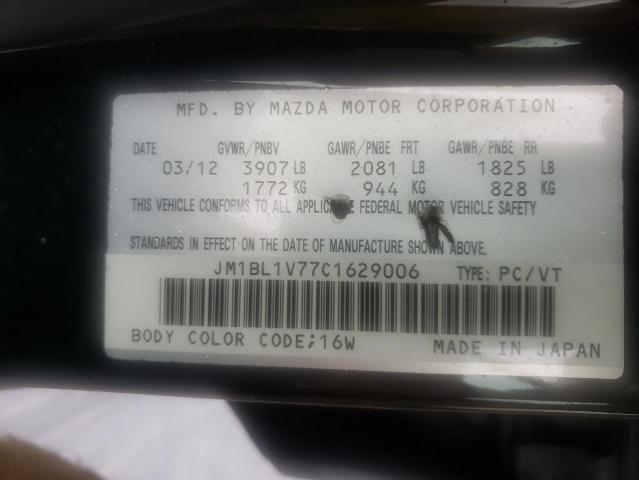 Photo 10 from auction – 2012 MAZDA 3 I with VIN JM1BL1V77C1629006