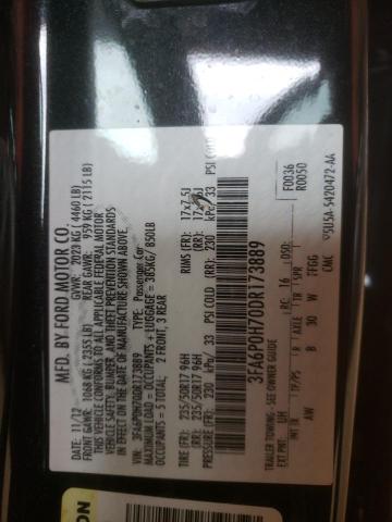 Photo 10 from auction – 2013 FORD FUSION SE with VIN 3FA6P0H70DR173889