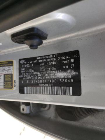 Photo 10 from auction – 2013 KIA OPTIMA LX with VIN 5XXGM4A7XDG188049