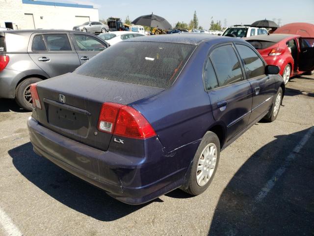 Photo 4 from auction – 2004 HONDA CIVIC LX with VIN 2HGES16544H503669