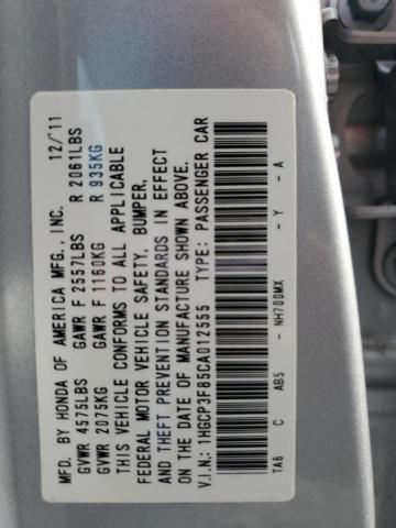 Photo 10 from auction – 2012 HONDA ACCORD EXL with VIN 1HGCP3F85CA012555