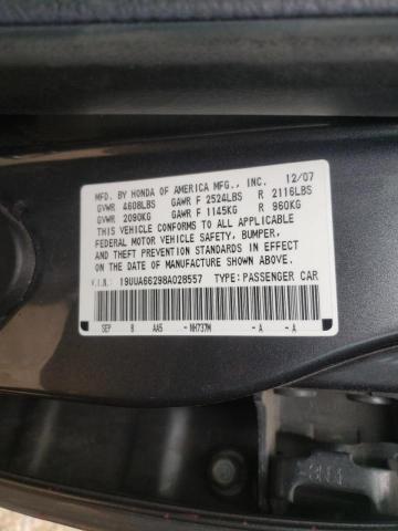 Photo 10 from auction – 2008 ACURA TL with VIN 19UUA66298A028557