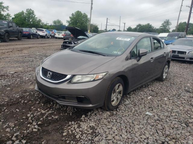 Photo 2 from auction – 2014 HONDA CIVIC LX with VIN 19XFB2F55EE205041