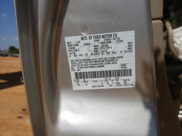 Photo 10 from auction – 2008 FORD ESCAPE XLT with VIN 1FMCU03198KC24806