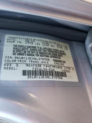 Photo 10 from auction – 2008 NISSAN VERSA S with VIN 3N1BC13E58L370908