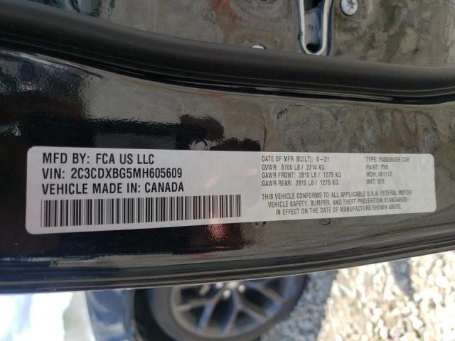 Photo 10 from auction – 2021 DODGE CHARGER SX with VIN 2C3CDXBG5MH605609