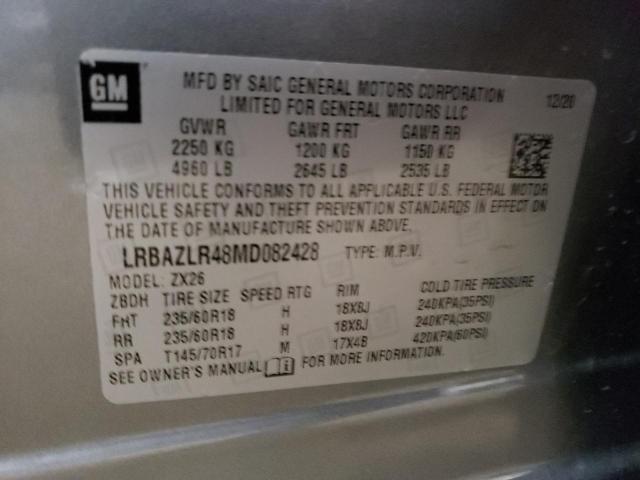 Photo 10 from auction – 2021 BUICK ENVISION P with VIN LRBAZLR48MD082428