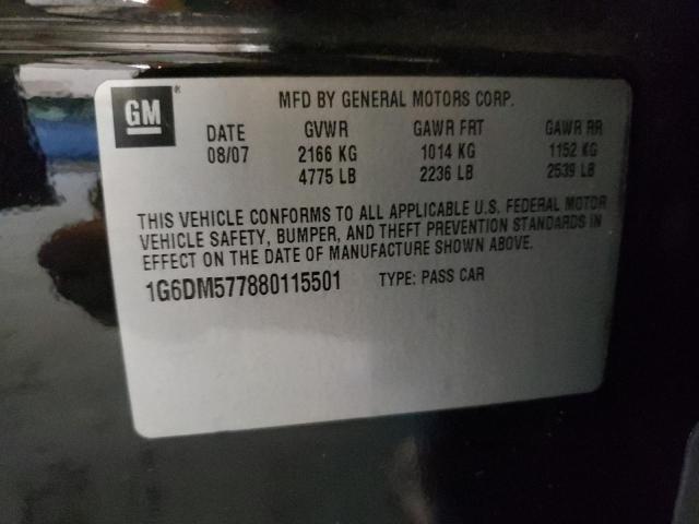 Photo 10 from auction – 2008 CADILLAC CTS with VIN 1G6DM577880115501