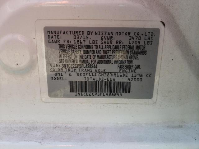 Photo 10 from auction – 2015 NISSAN VERSA NOTE with VIN 3N1CE2CP5FL428244