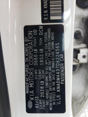 Photo 10 from auction – 2013 KIA RIO LX with VIN KNADM4A37D6224565