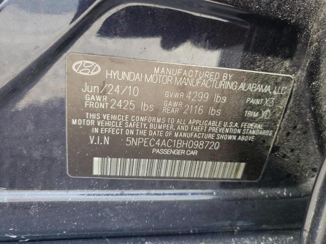 Photo 10 from auction – 2011 HYUNDAI SONATA SE with VIN 5NPEC4AC1BH098720