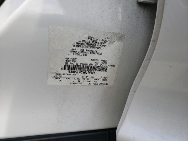Photo 10 from auction – 2011 FORD TAURUS LIM with VIN 1FAHP2FW3BG119666