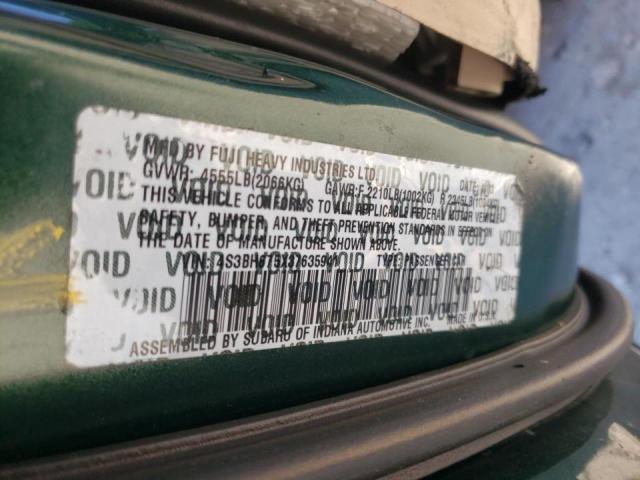 Photo 10 from auction – 2003 SUBARU LEGACY OUT with VIN 4S3BH675X37635941