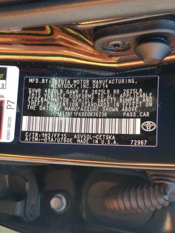 Photo 10 from auction – 2014 TOYOTA CAMRY L with VIN 4T1BF1FK8EU836236
