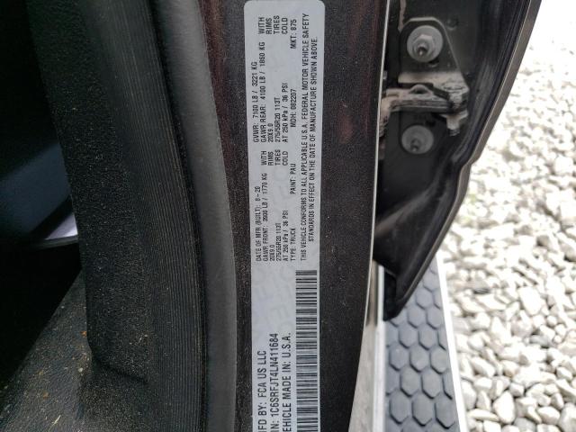 Photo 10 from auction – 2020 RAM 1500 LARAM with VIN 1C6SRFJT4LN411684