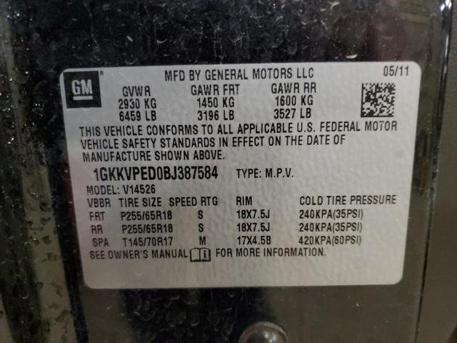 Zdjęcie 10 z aukcji – 2011 GMC ACADIA SLE z VIN 1GKKVPED0BJ387584
