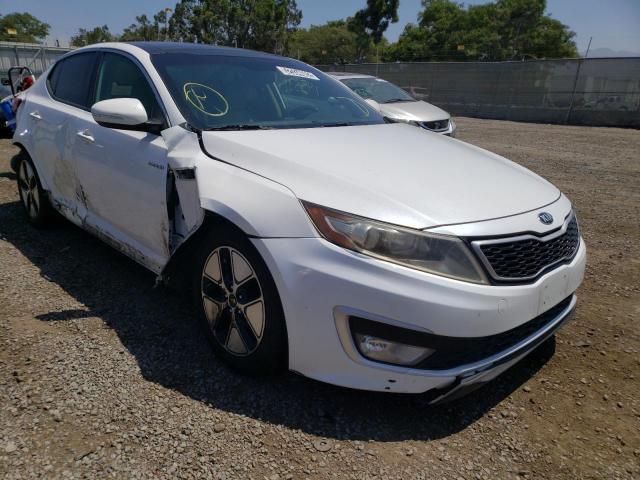 KIA OPTIMA HYB 2013 with VIN KNAGM4AD8D5045978 - Photo from auction
