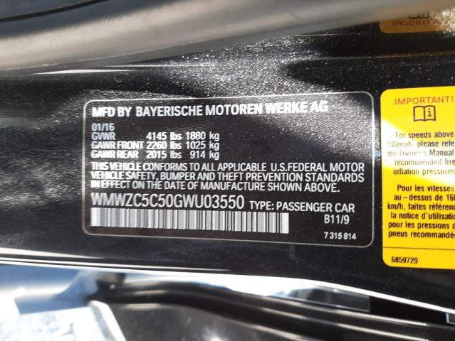 Photo 10 from auction – 2016 MINI COOPER S C with VIN WMWZC5C50GWU03550