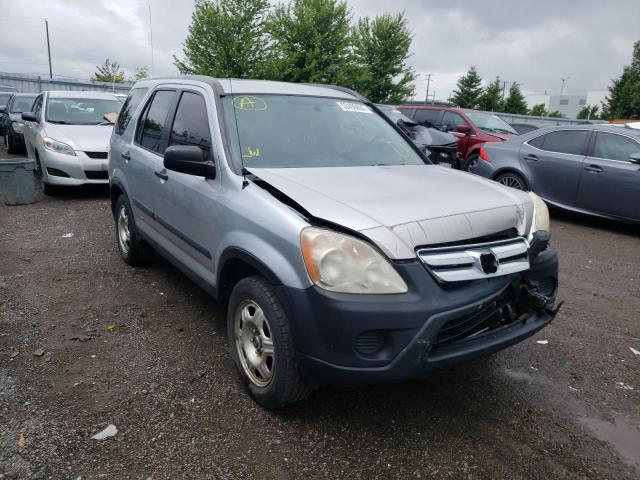 HONDA CR-V LX 2005 with VIN JHLRD78565C814263 - Photo from auction