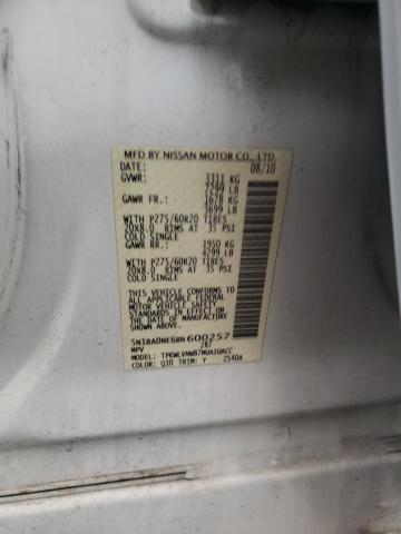 Photo 10 from auction – 2011 NISSAN ARMADA PLA with VIN 5N1BA0NE6BN600257
