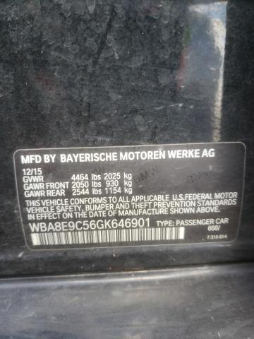 Photo 10 from auction – 2016 BMW 328 I SULE with VIN WBA8E9C56GK646901