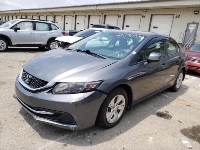 Photo 2 from auction – 2013 HONDA CIVIC LX with VIN 19XFB2F53DE073492