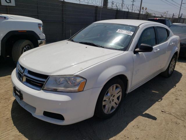 Photo 2 from auction – 2012 DODGE AVENGER SE with VIN 1C3CDZAB9CN247521