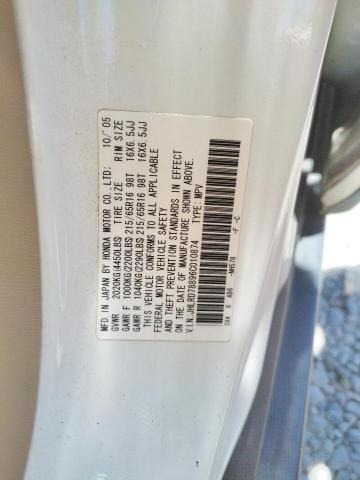 Photo 10 from auction – 2006 HONDA CR-V EX with VIN JHLRD78896C010874