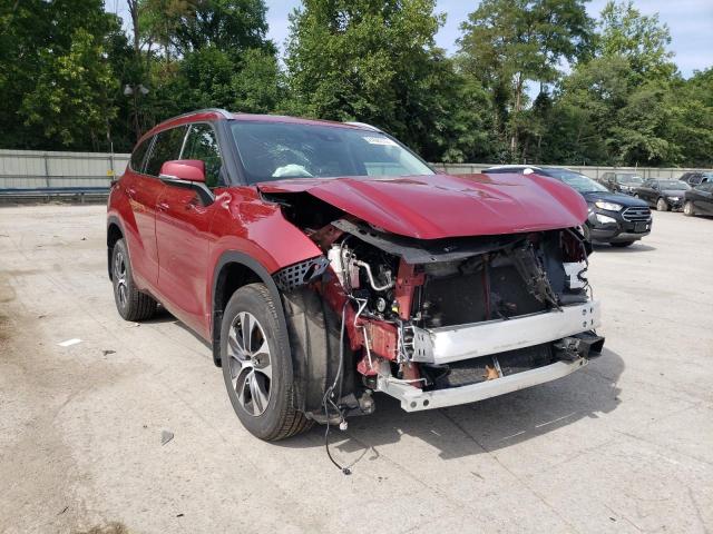 TOYOTA HIGHLANDER 2021 with VIN 5TDGZRBH4MS089294 - Photo from auction