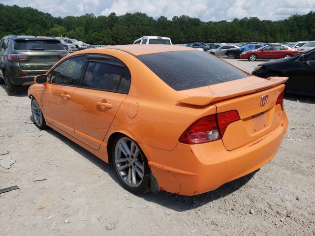 Photo 3 from auction – 2007 HONDA CIVIC SI with VIN 2HGFA55547H704301