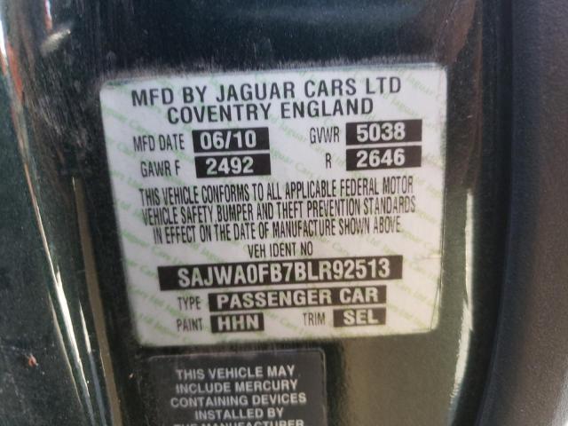 Photo 10 from auction – 2011 JAGUAR XF with VIN SAJWA0FB7BLR92513