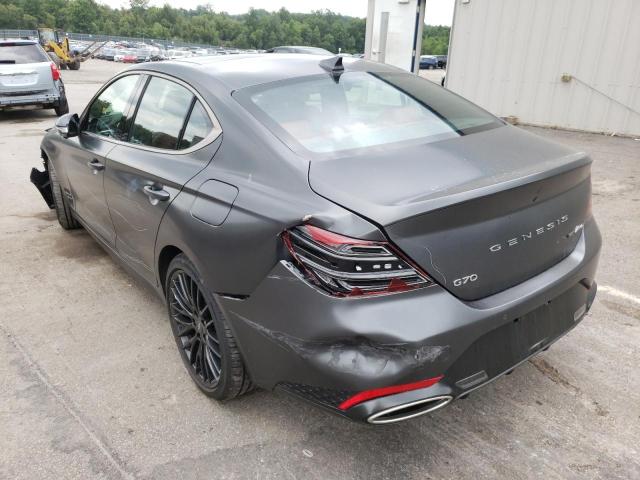 Photo 3 from auction – 2022 GENESIS G70 LAUNCH with VIN KMTG14TE1NU082915