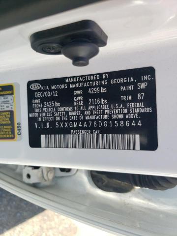 Photo 10 from auction – 2013 KIA OPTIMA LX with VIN 5XXGM4A76DG158644