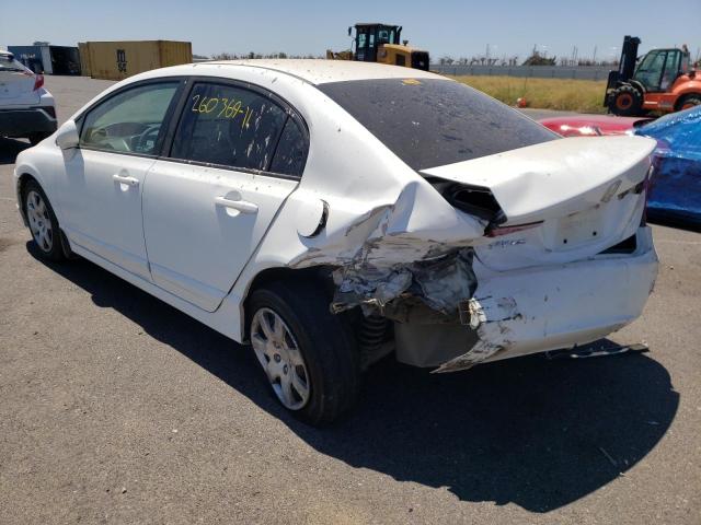Photo 3 from auction – 2011 HONDA CIVIC LX with VIN 19XFA1F55BE009187