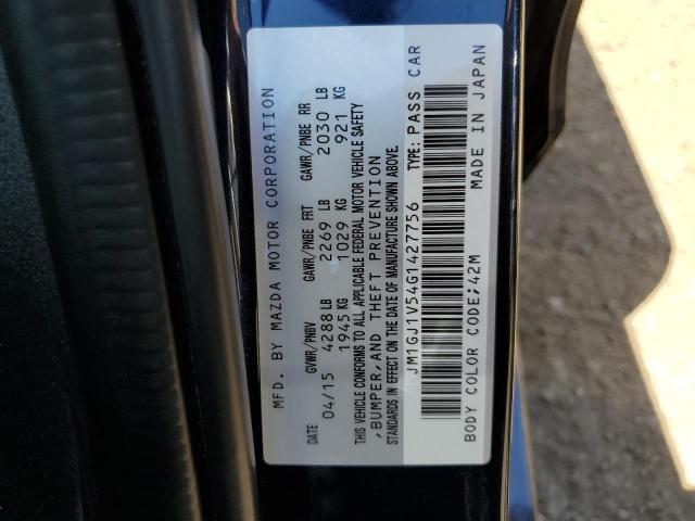 Photo 10 from auction – 2016 MAZDA 6 TOURING with VIN JM1GJ1V54G1427756