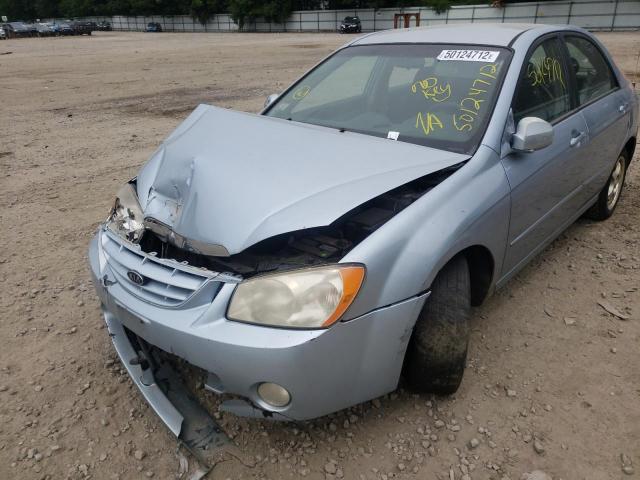 Photo 2 from auction – 2005 KIA SPECTRA LX with VIN KNAFE122555180146