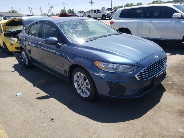 FORD FUSION SE 2019 with VIN 3FA6P0LU6KR162924 - Photo from auction