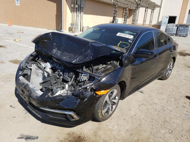 Photo 2 from auction – 2021 HONDA CIVIC LX with VIN 2HGFC2F65MH520187