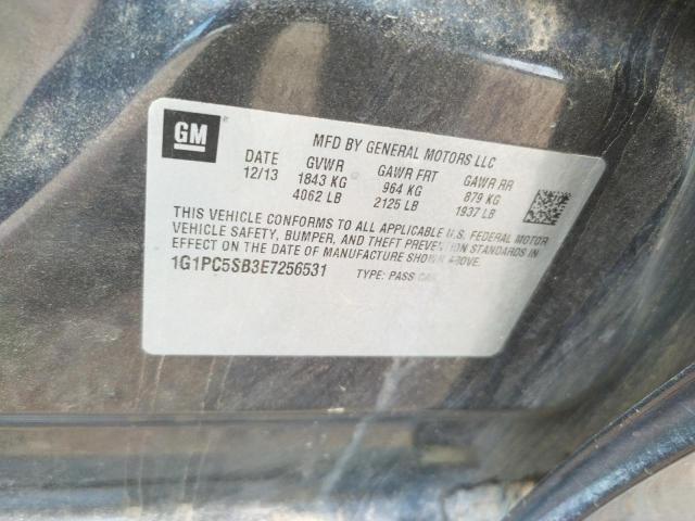 Photo 10 from auction – 2014 CHEVROLET CRUZE LT with VIN 1G1PC5SB3E7256531