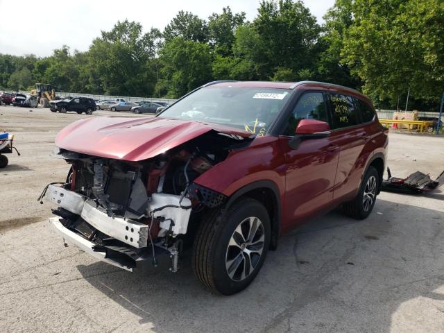 Photo 2 from auction – 2021 TOYOTA HIGHLANDER with VIN 5TDGZRBH4MS089294