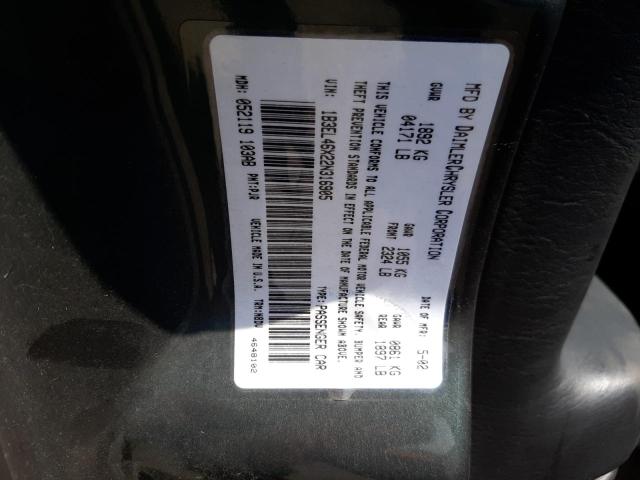 Photo 10 from auction – 2002 DODGE STRATUS SE with VIN 1B3EL46X22N316905