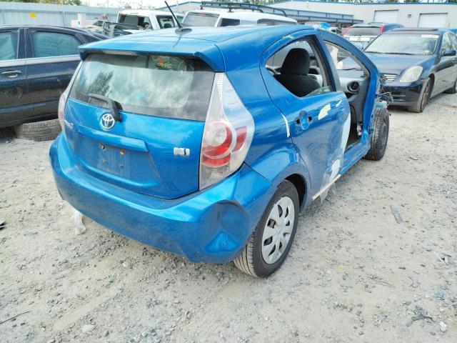 Photo 4 from auction – 2012 TOYOTA PRIUS C with VIN JTDKDTB35C1501731